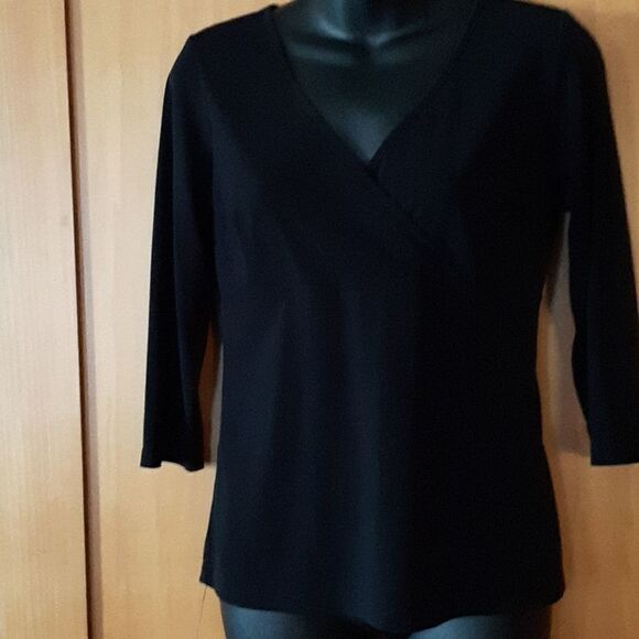 New York &Company Tops - New York & Company Stretch Black Top  Size S